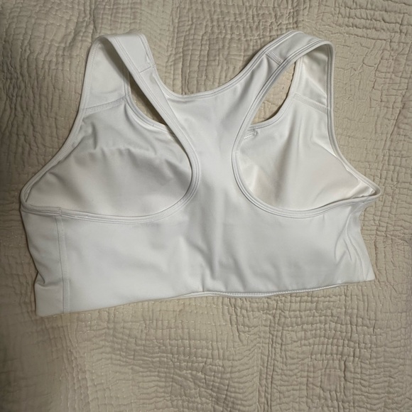 Nike Women's Classic White Sports Bra - Picture 2 of 4
